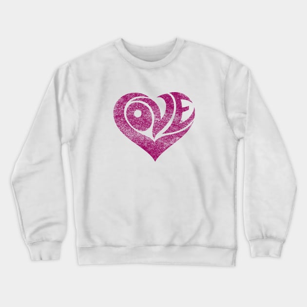 Love Crewneck Sweatshirt by VectorInk